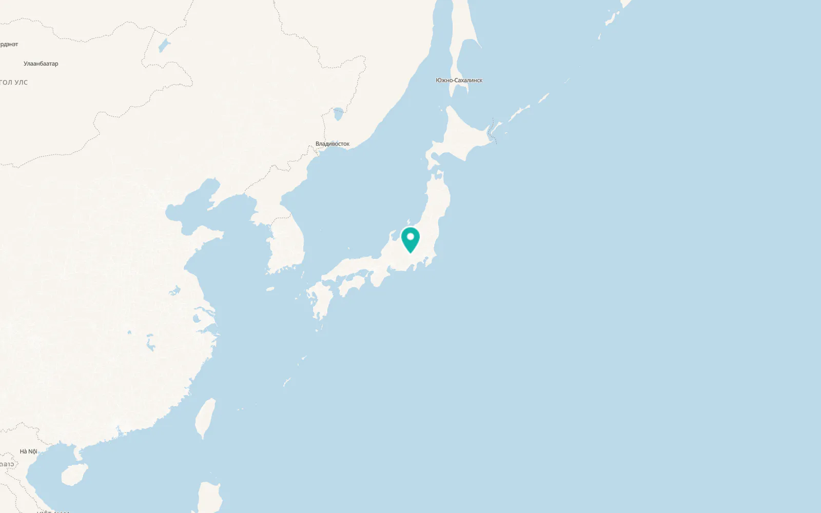 Map of Kofu