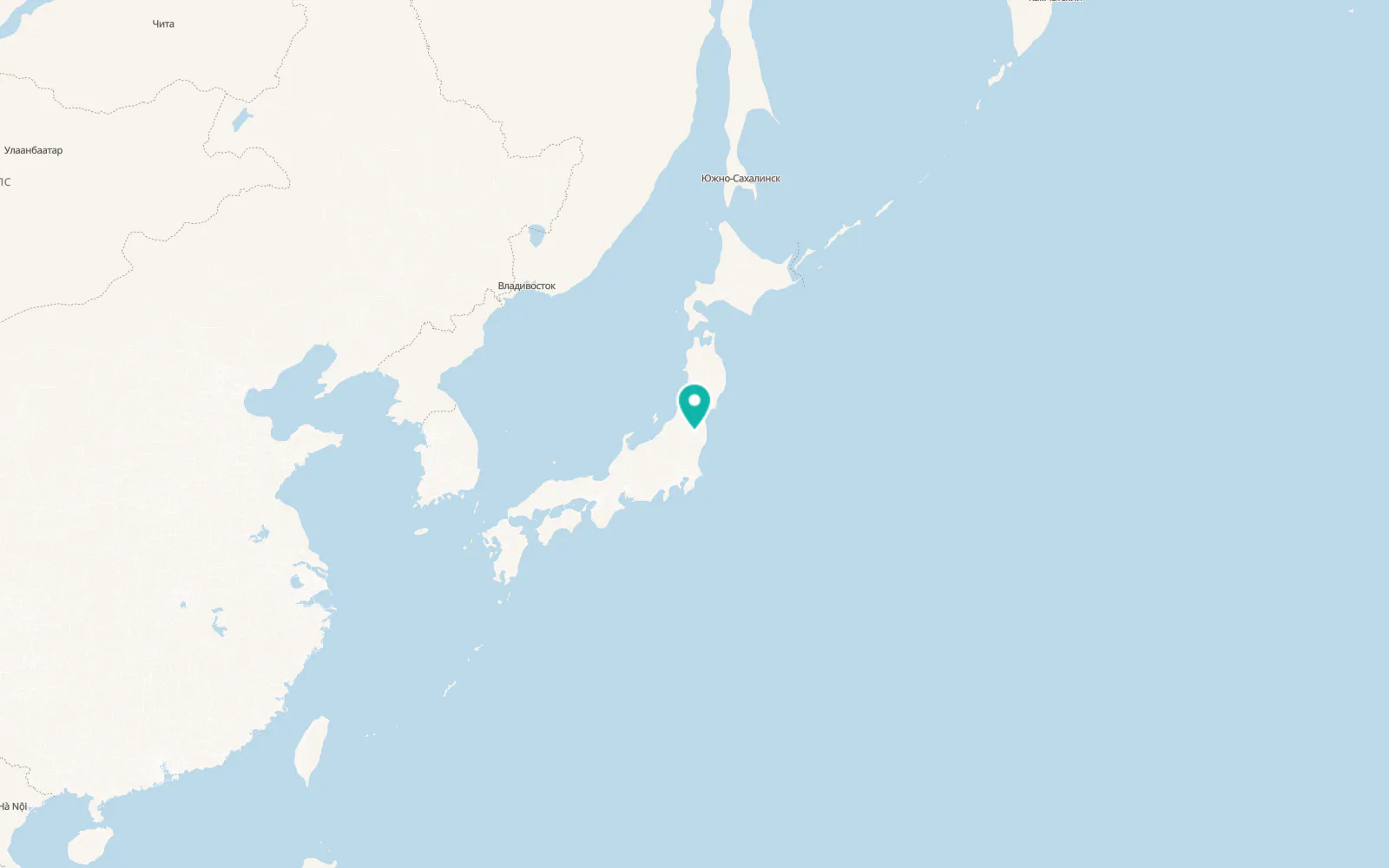 Map of Kōriyama