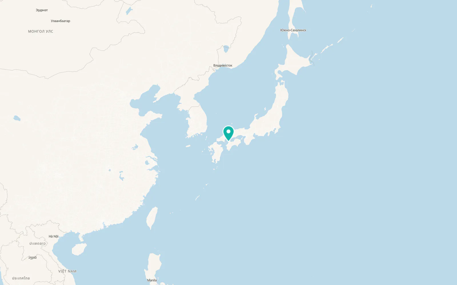 Map of Matsuyama