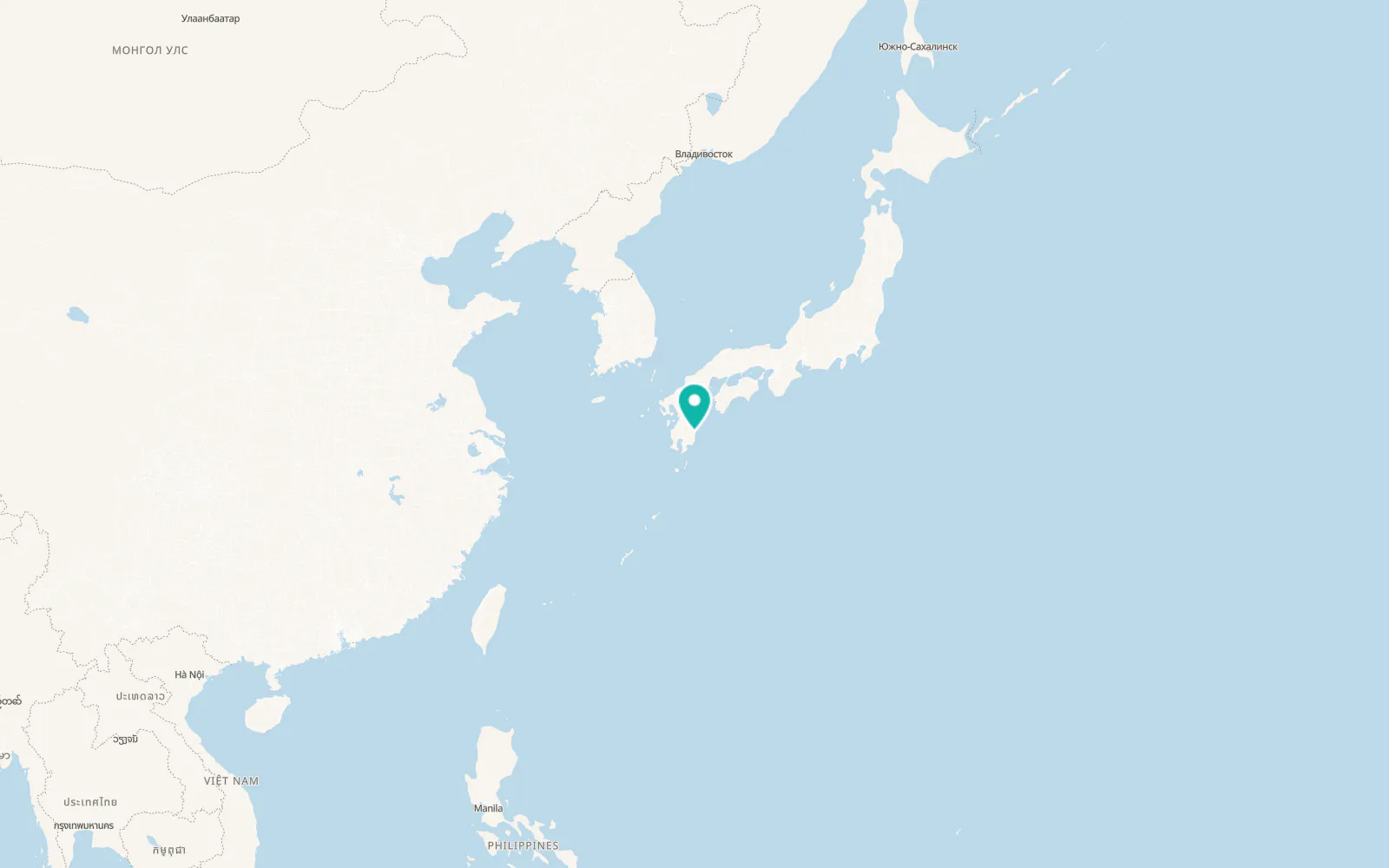 Map of Miyazaki