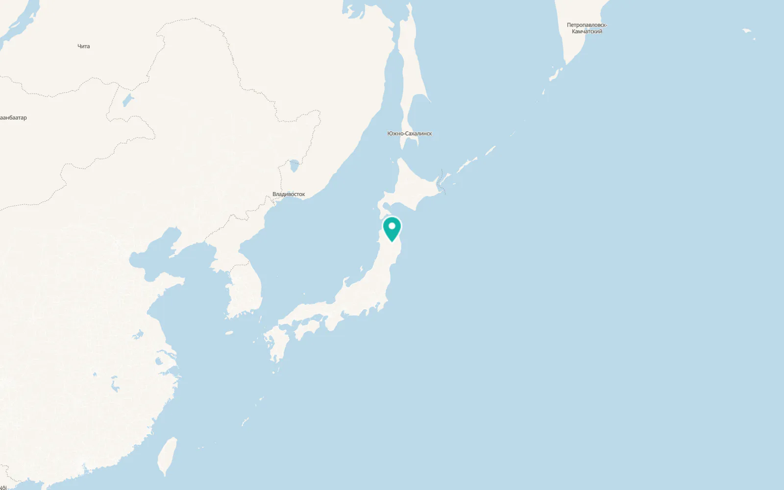 Map of Morioka