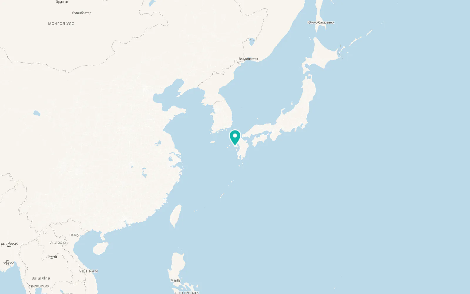 Map of Nagasaki