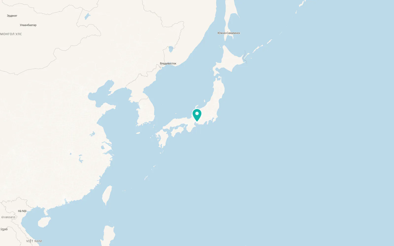 Map of Nishio