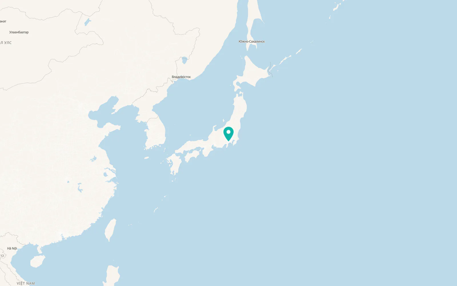 Map of Odawara