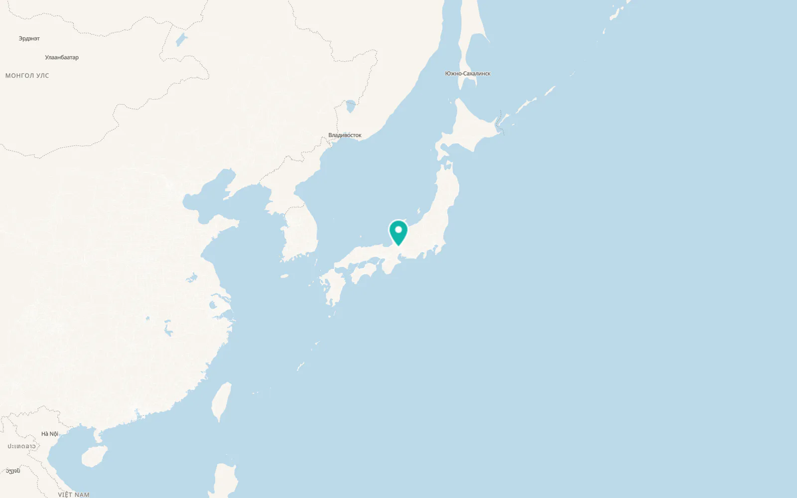 Map of Ōgaki