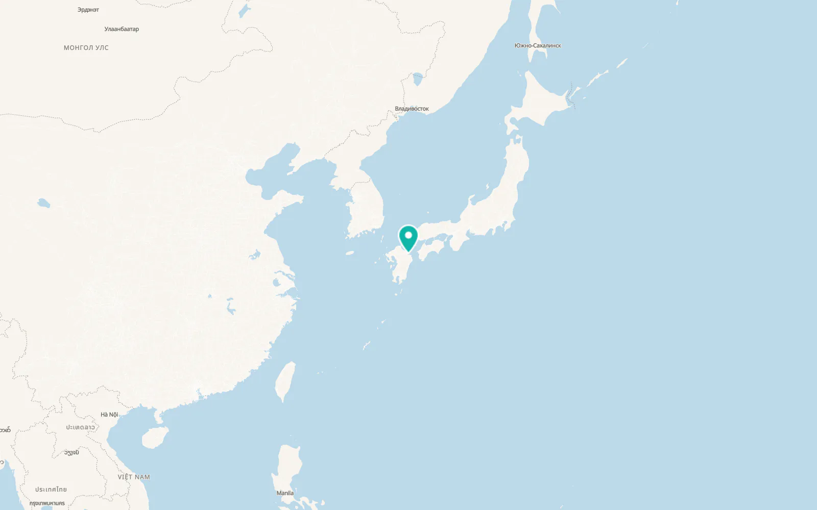 Map of Ōita