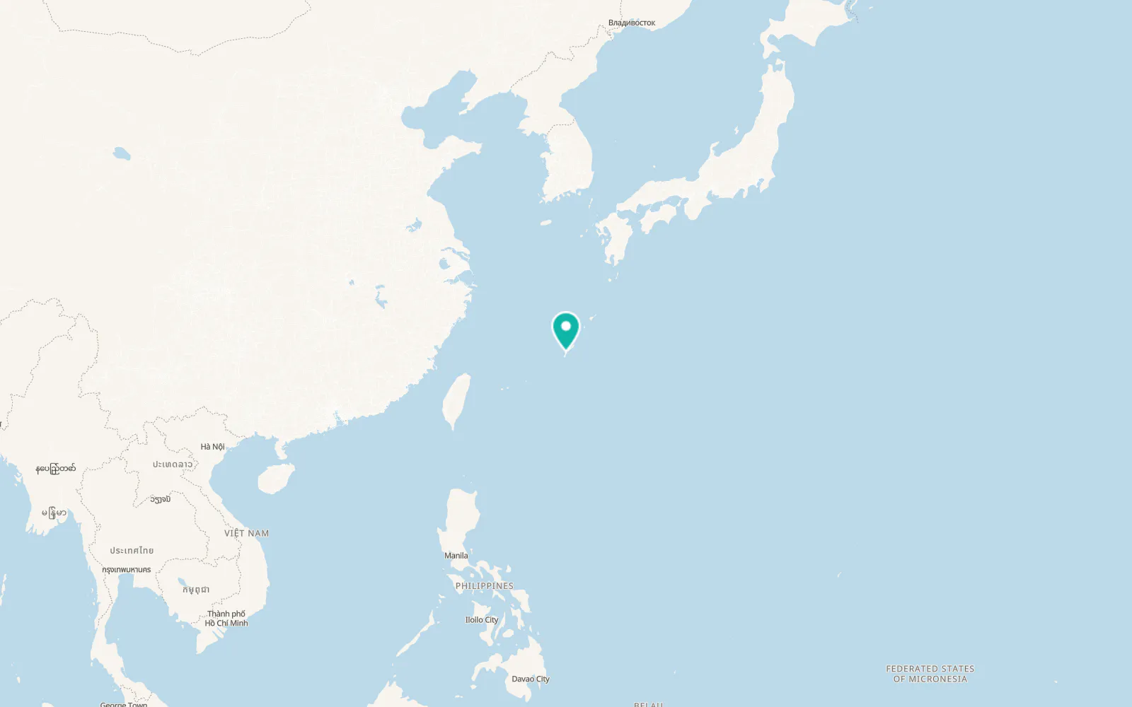 Map of Okinawa