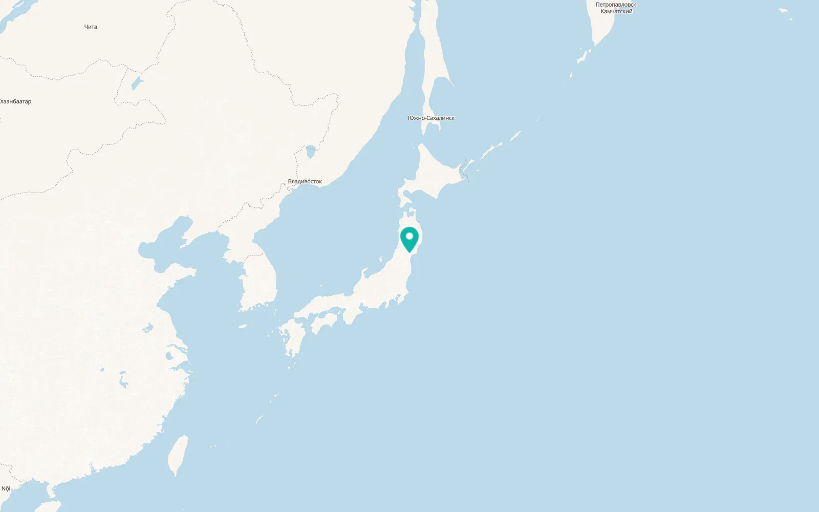 Map of Sendai
