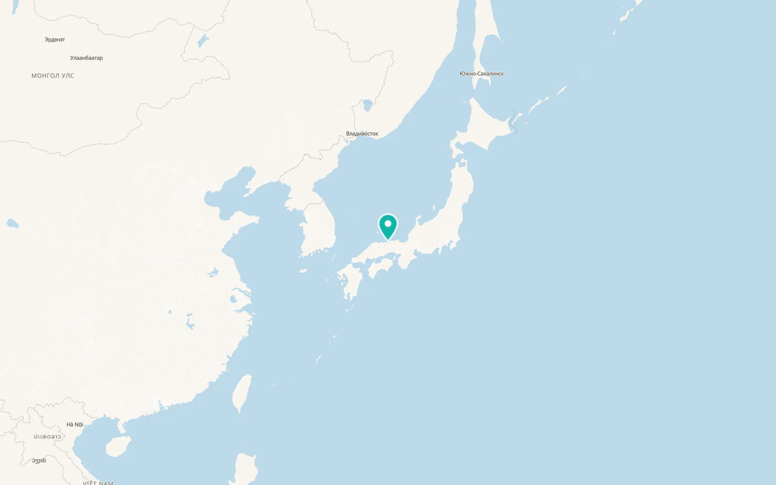 Map of Tottori-shi