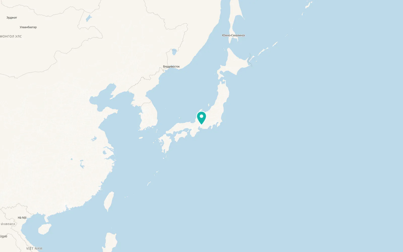 Map of Toyota