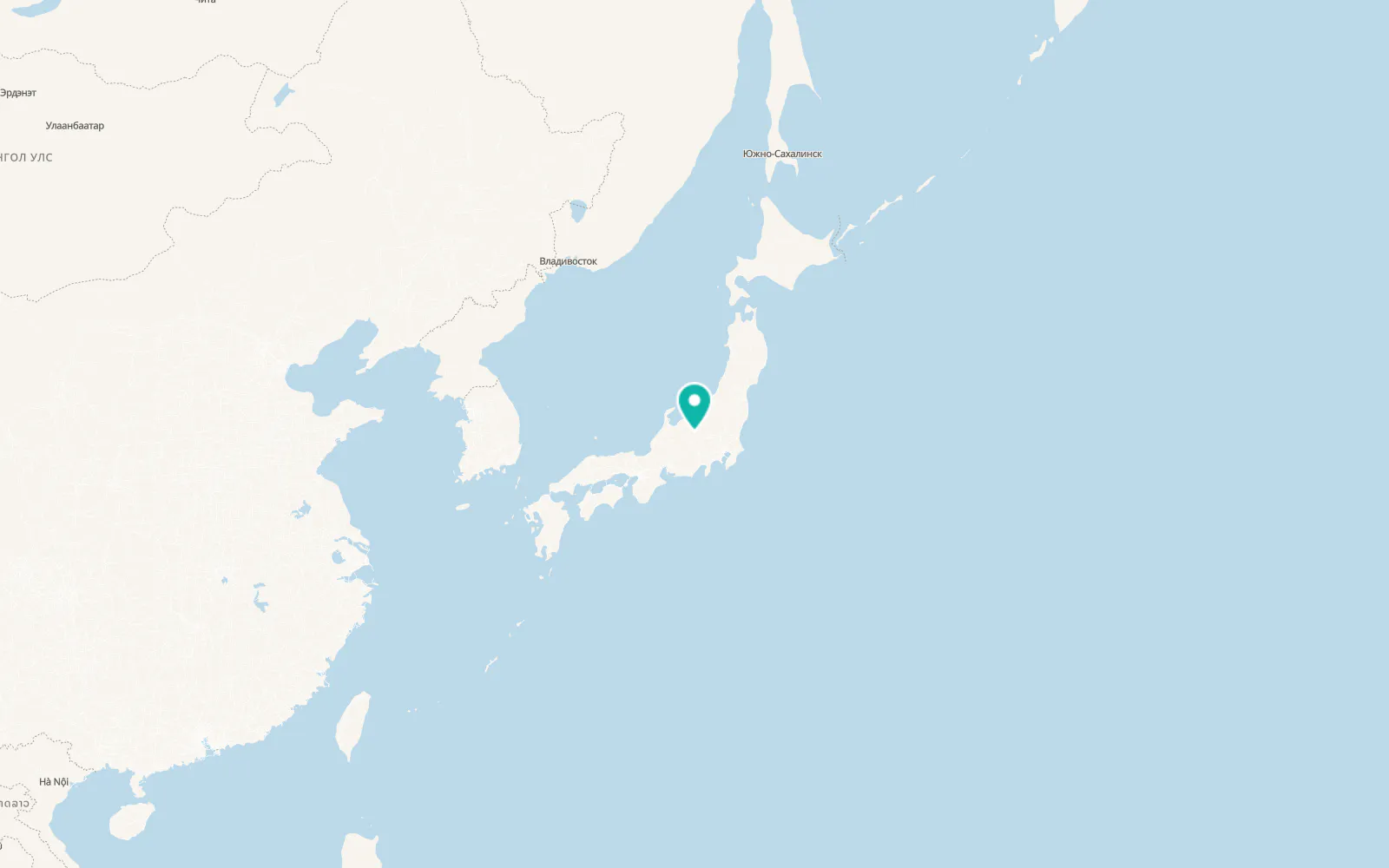 Map of Ueda