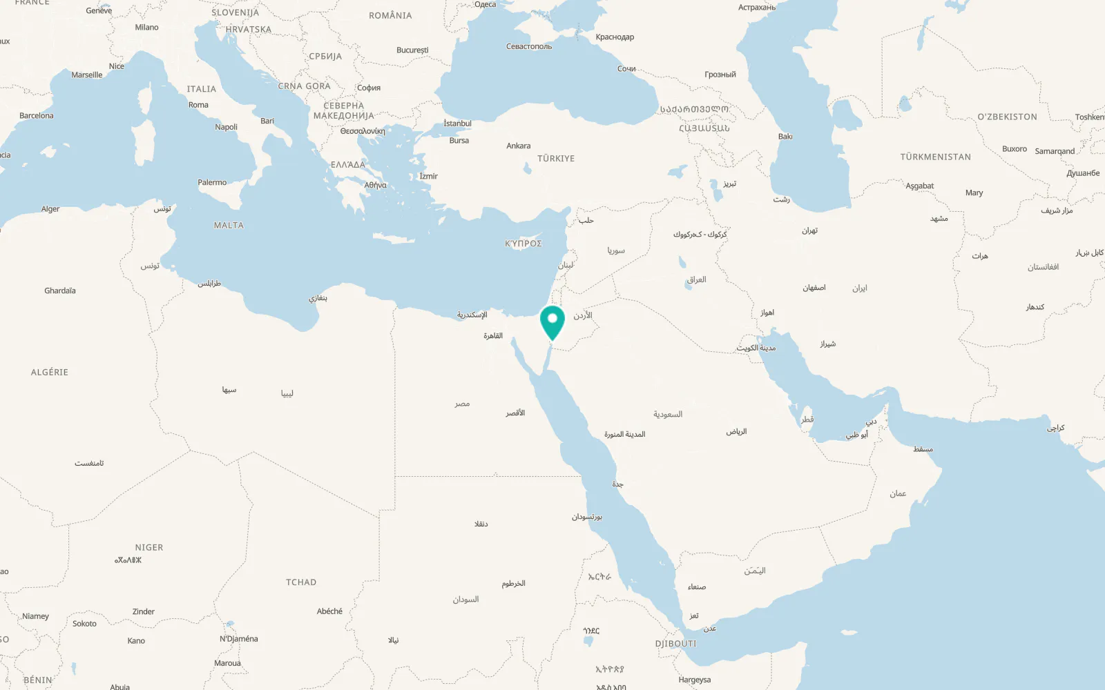 Map of Aqaba