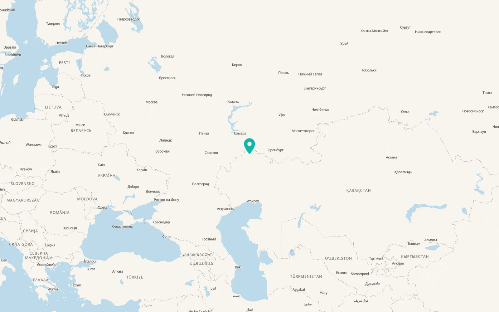 Map of Oral