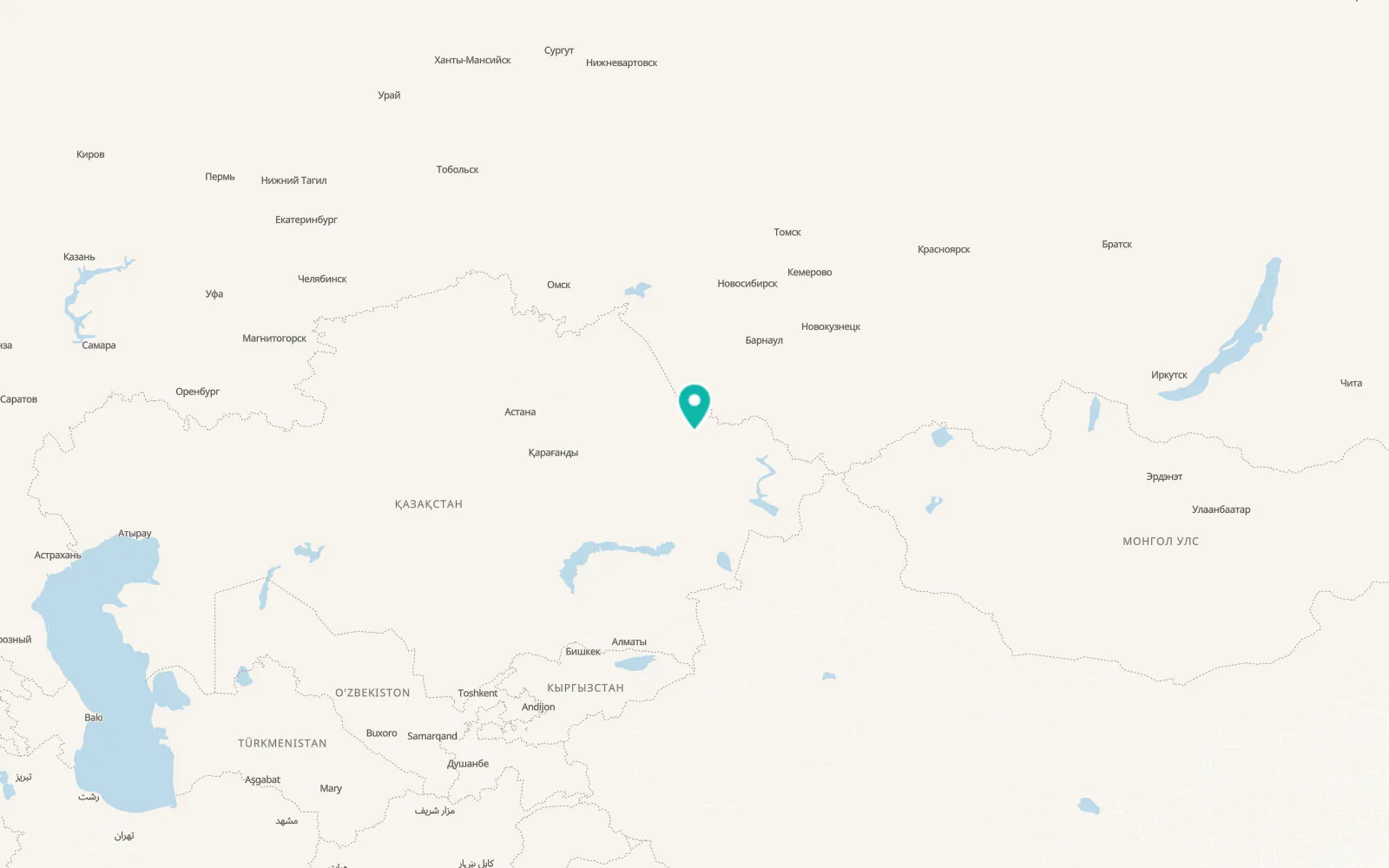Map of Semey