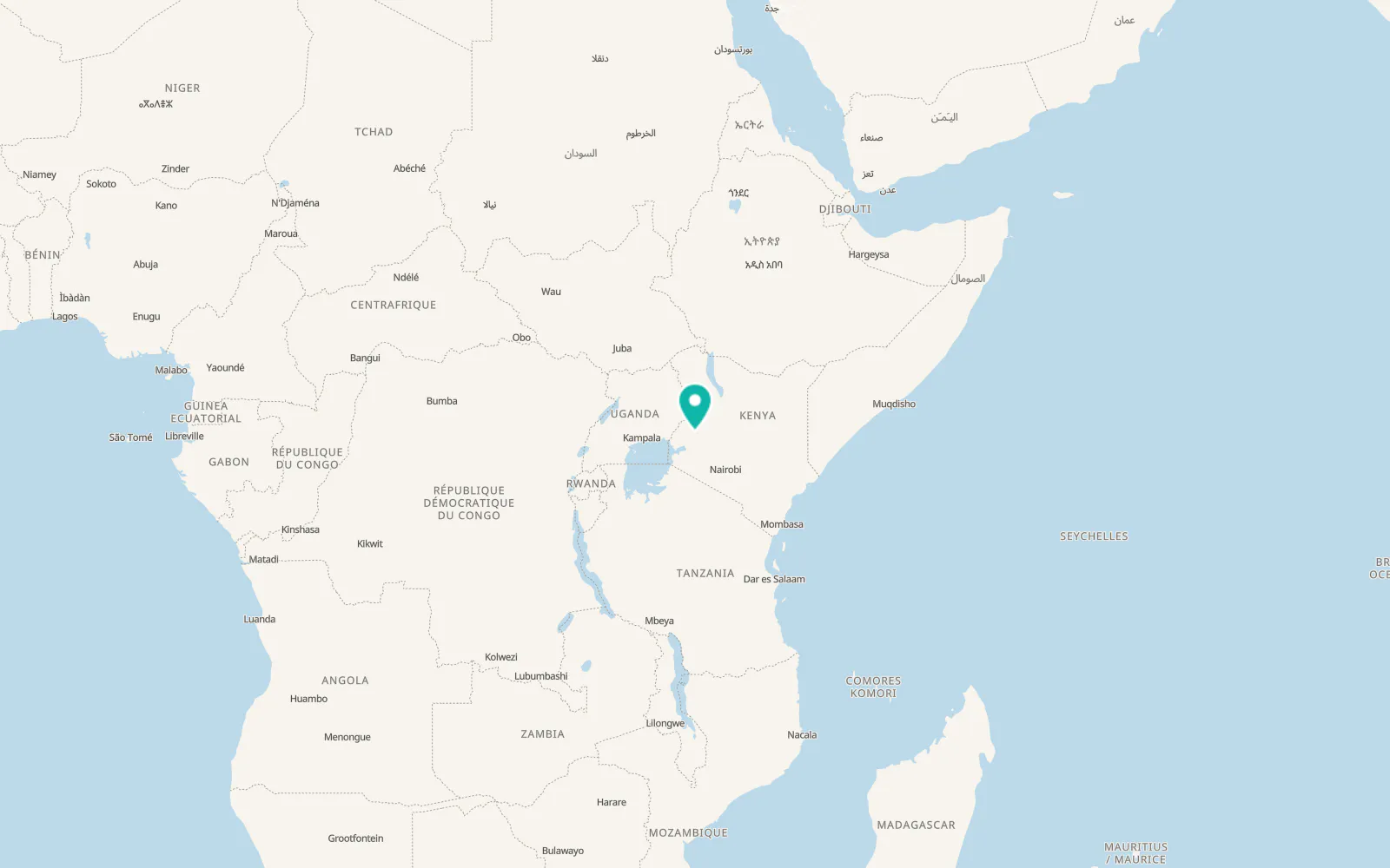 Map of Eldoret