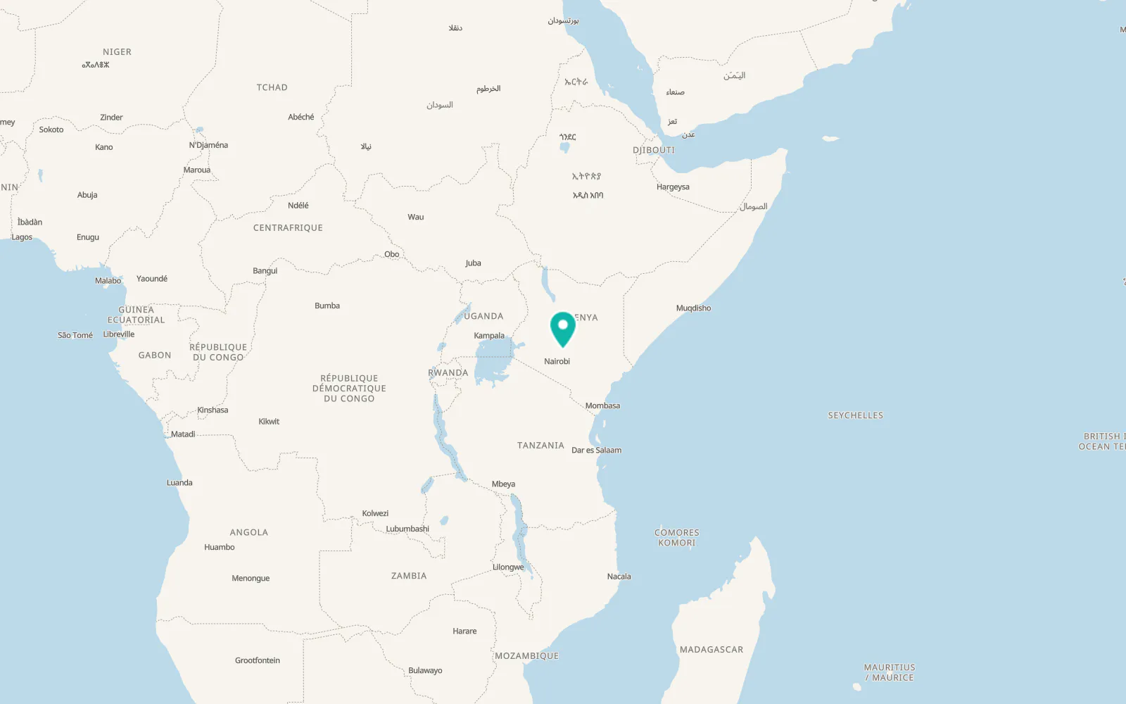 Map of Karuri