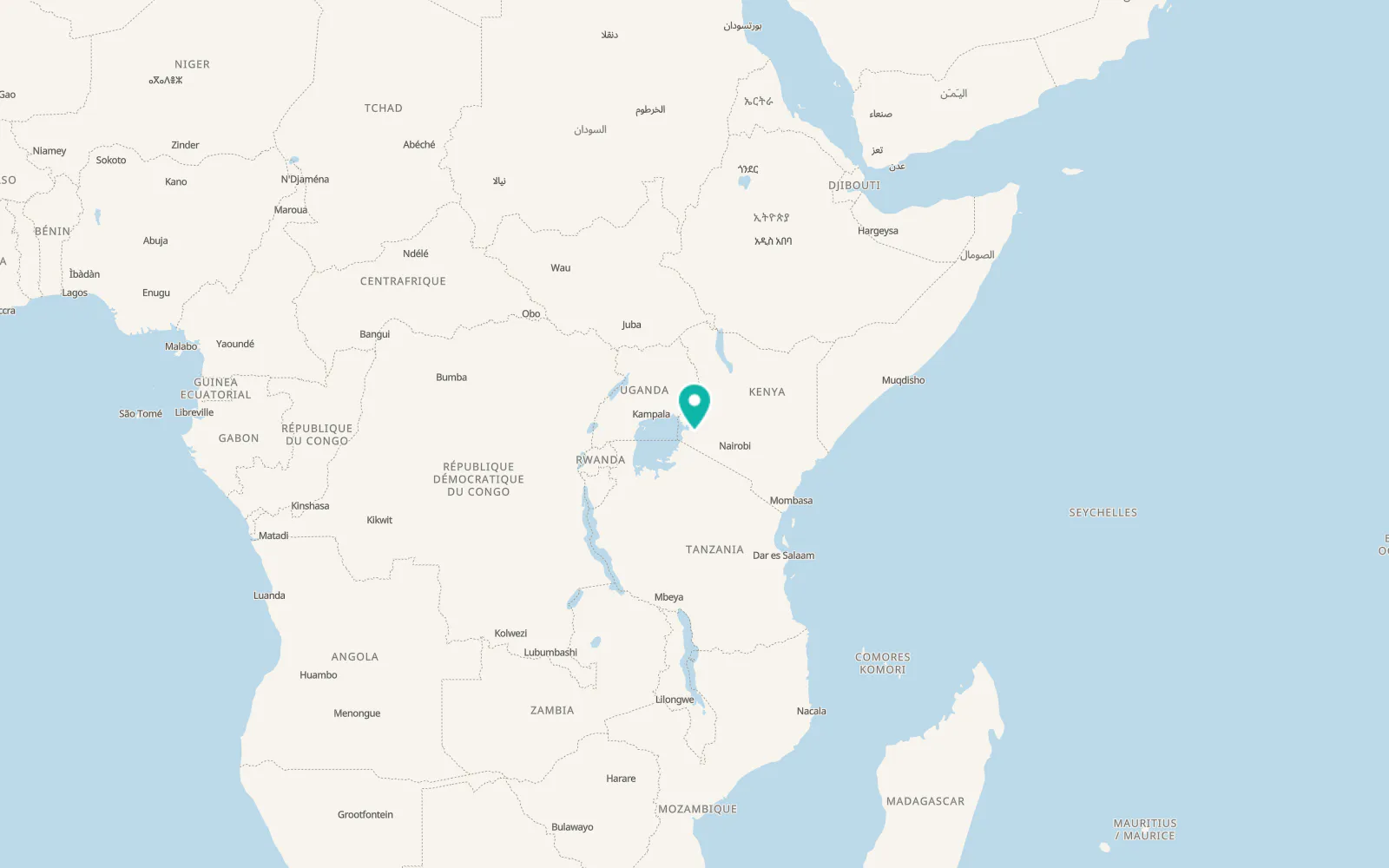 Map of Kisii