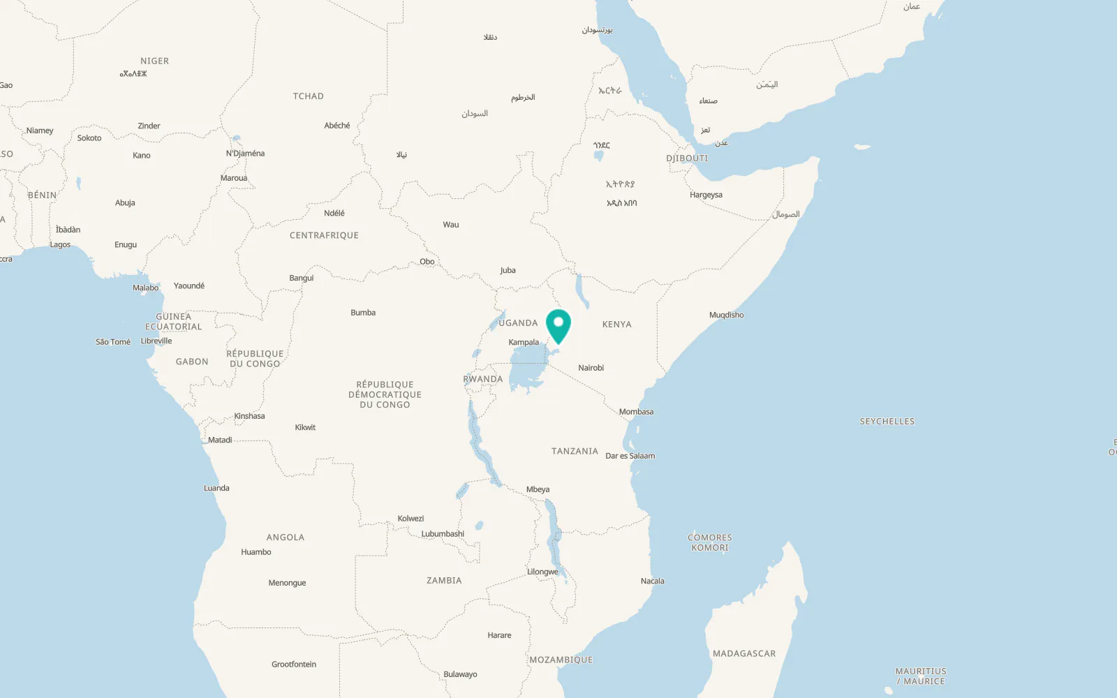 Map of Kisumu