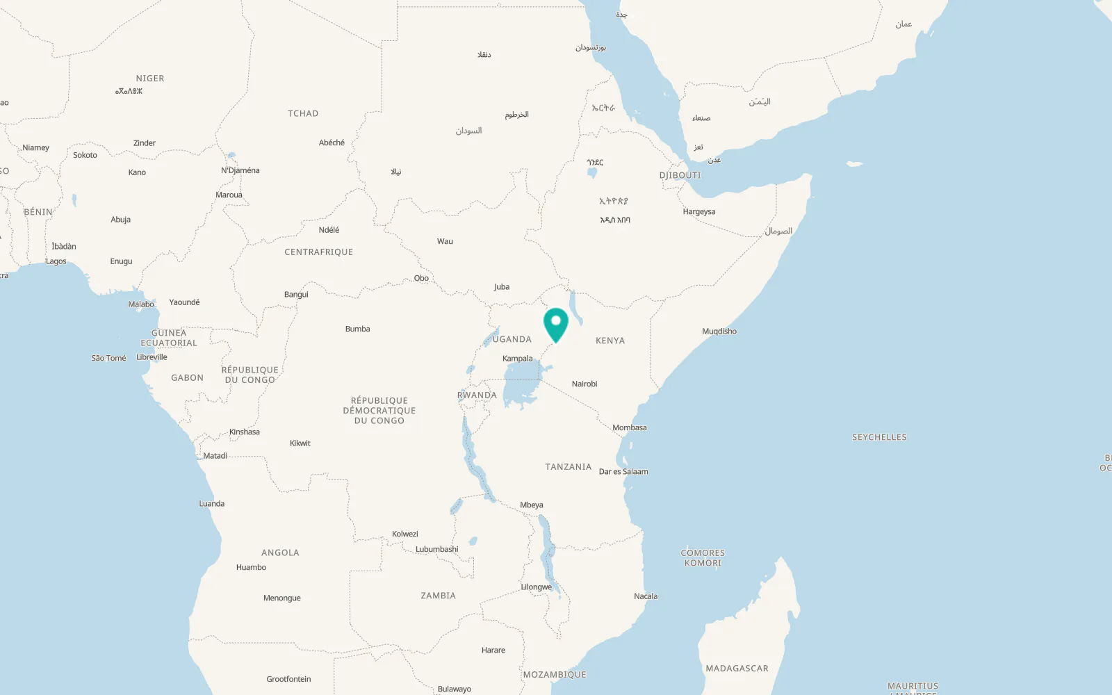 Map of Kitale