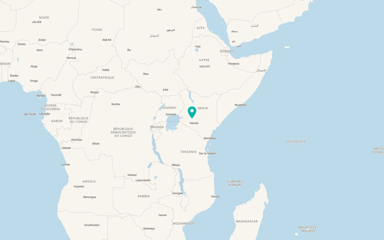Map of Naivasha