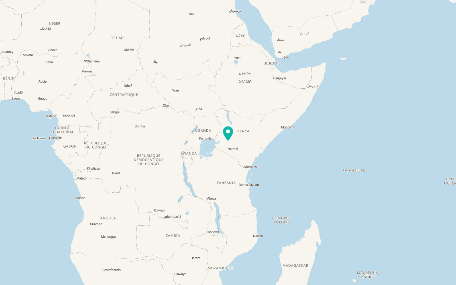 Map of Nakuru