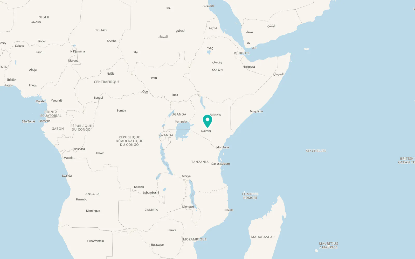 Map of Thika