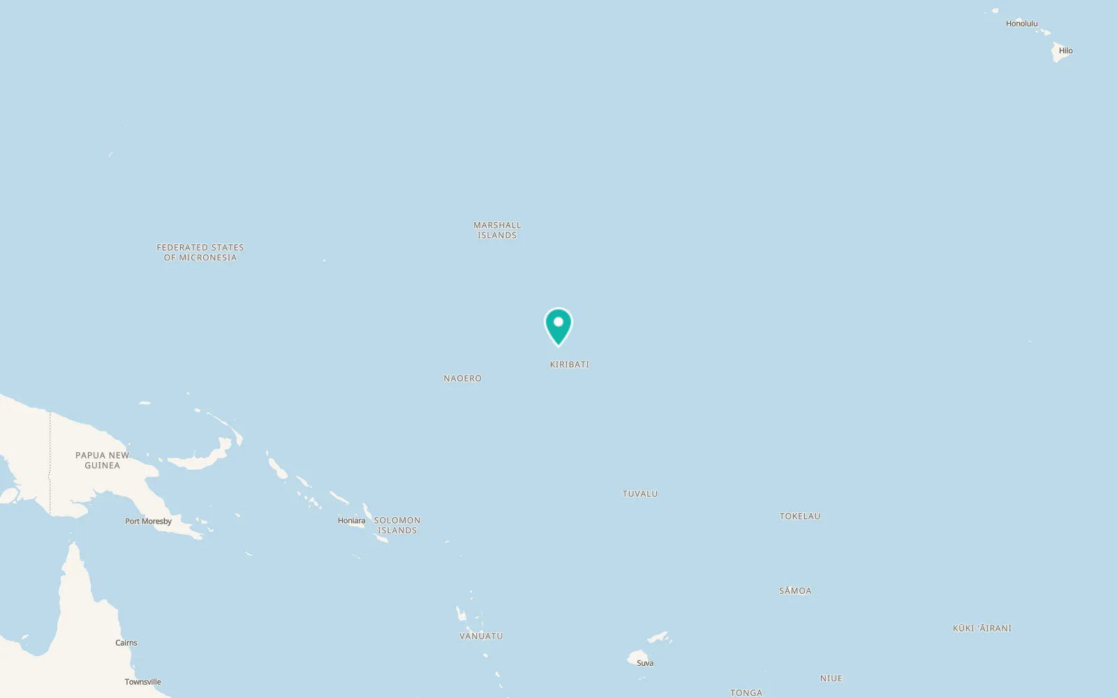 Map of Tarawa