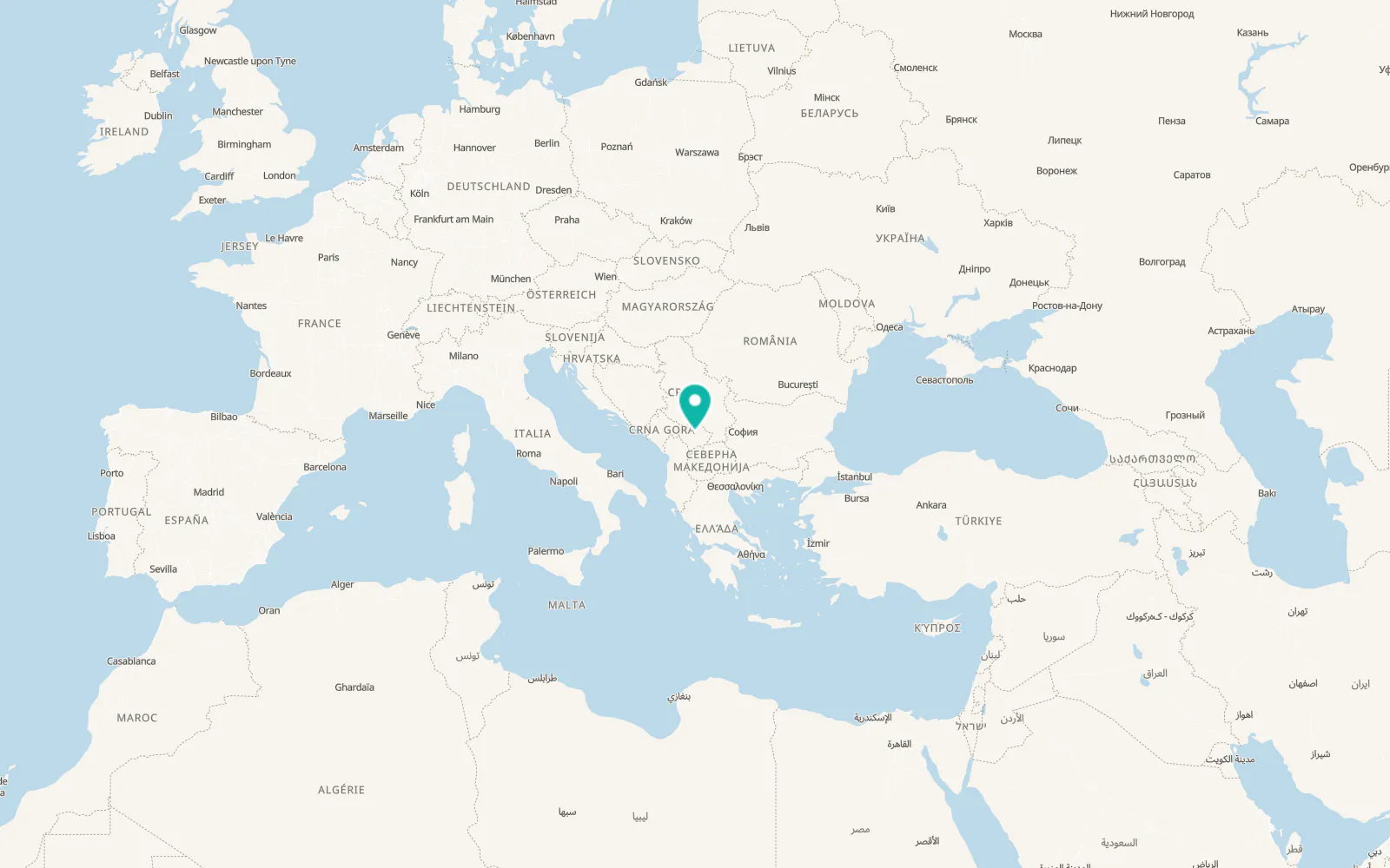 Map of Glogovac