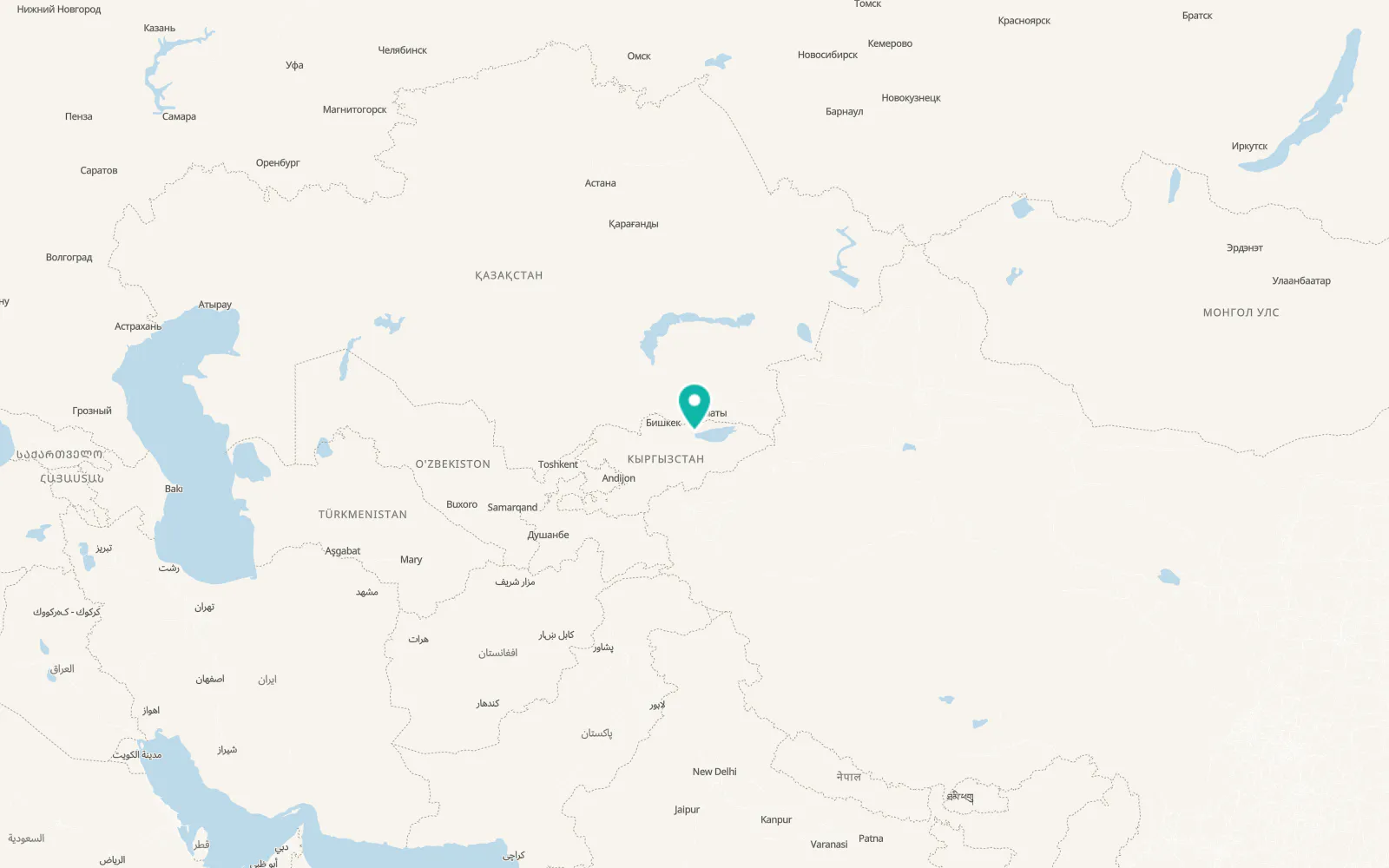Map of Balykchy