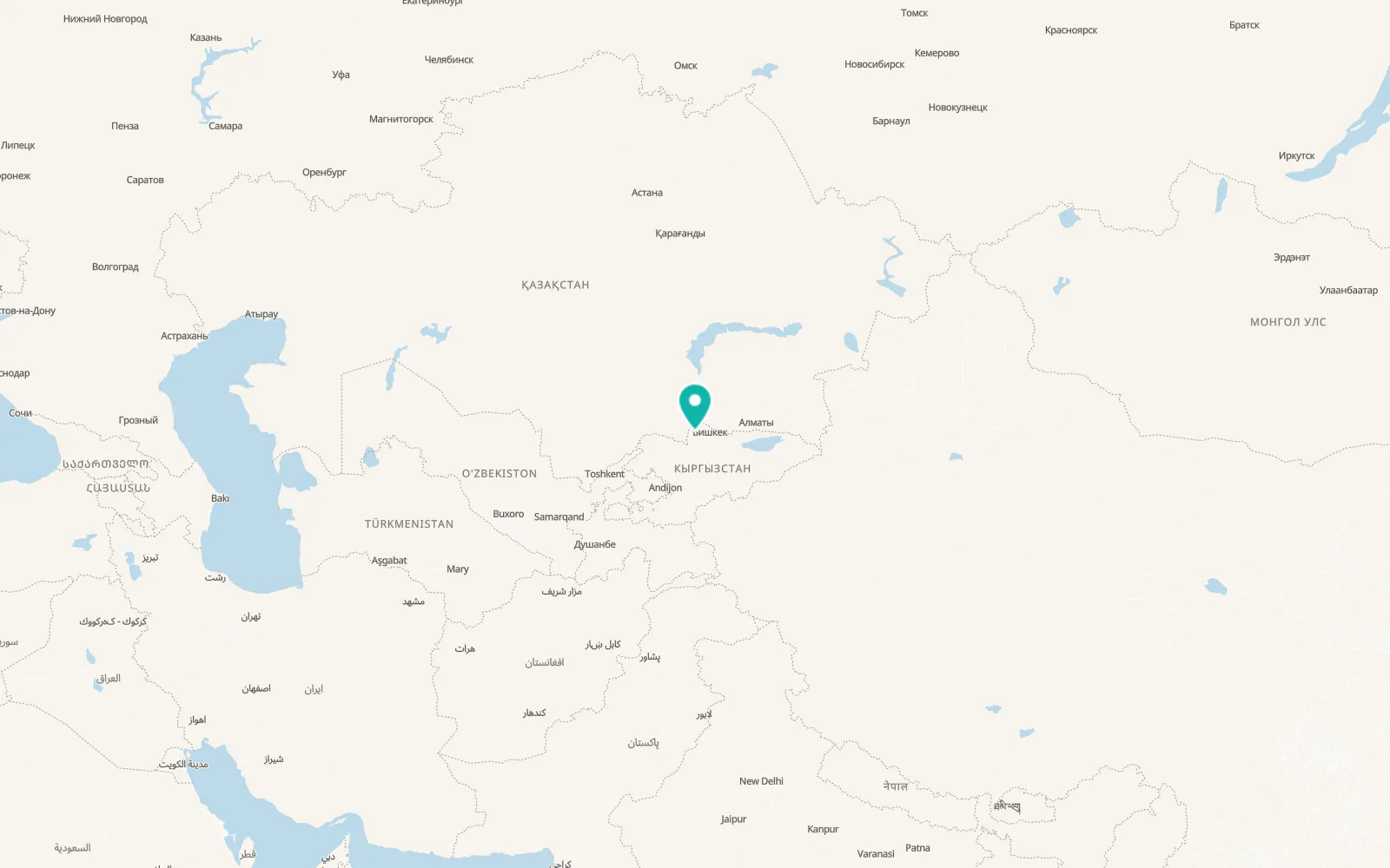 Map of Kara-Balta