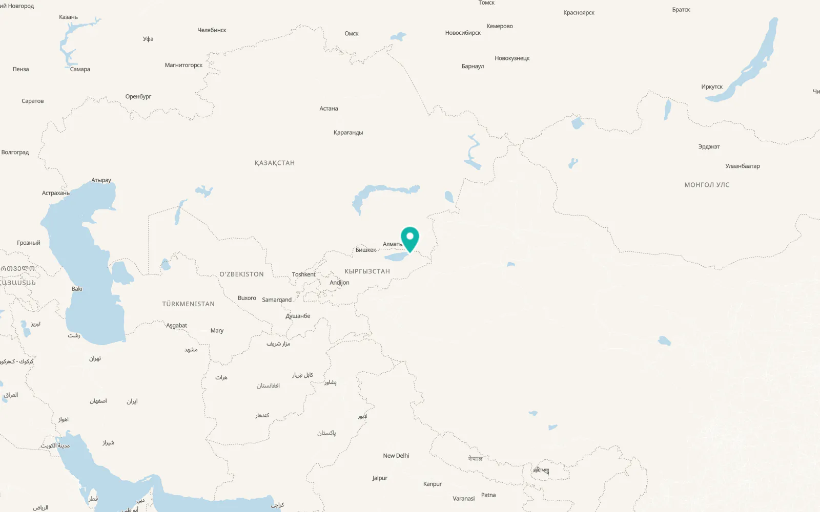 Map of Karakol