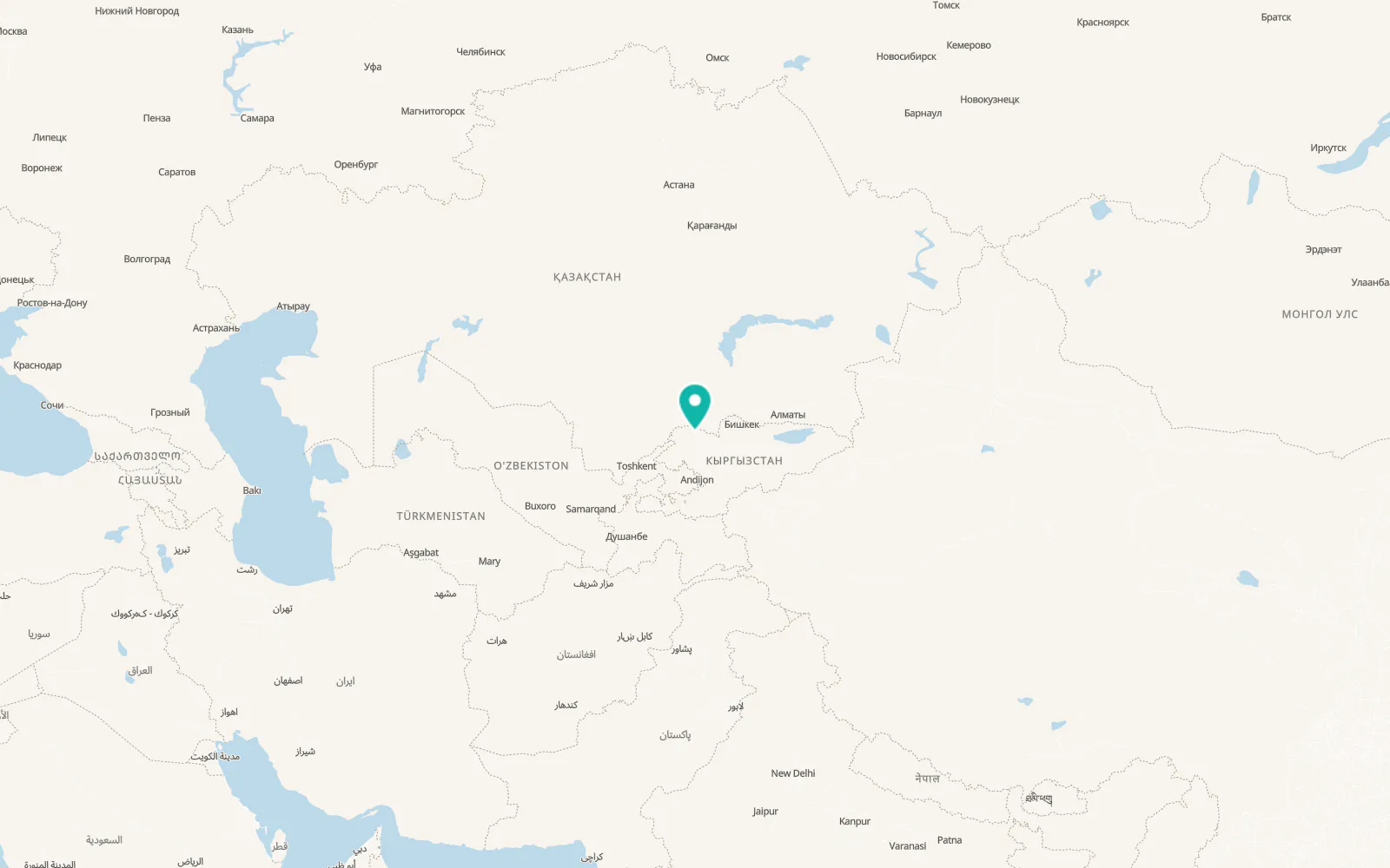 Map of Talas