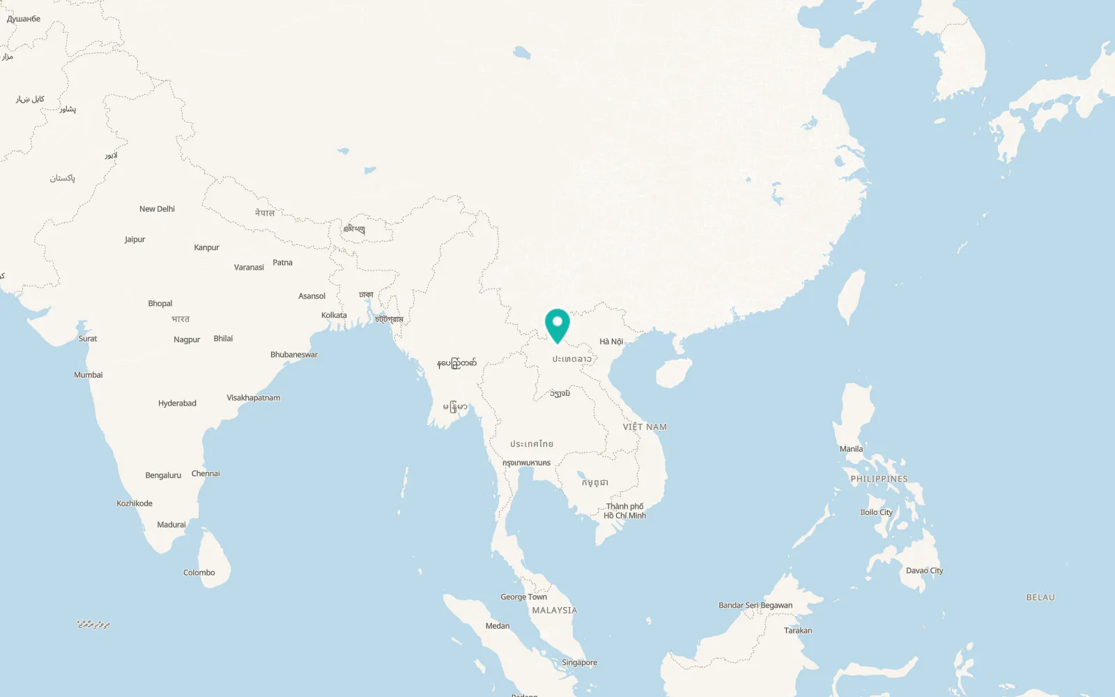 Map of Ban Nambak