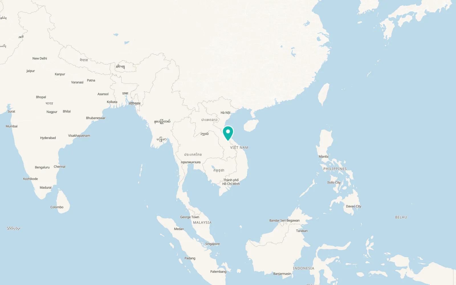 Map of Ban Xèpôn