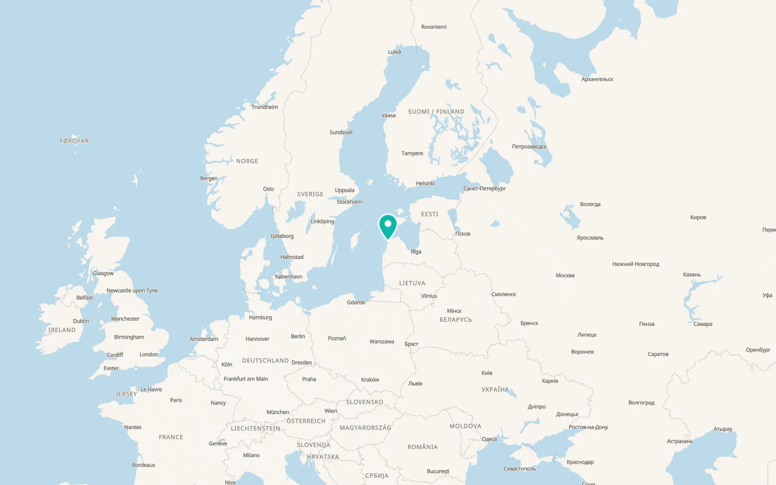Map of Ventspils