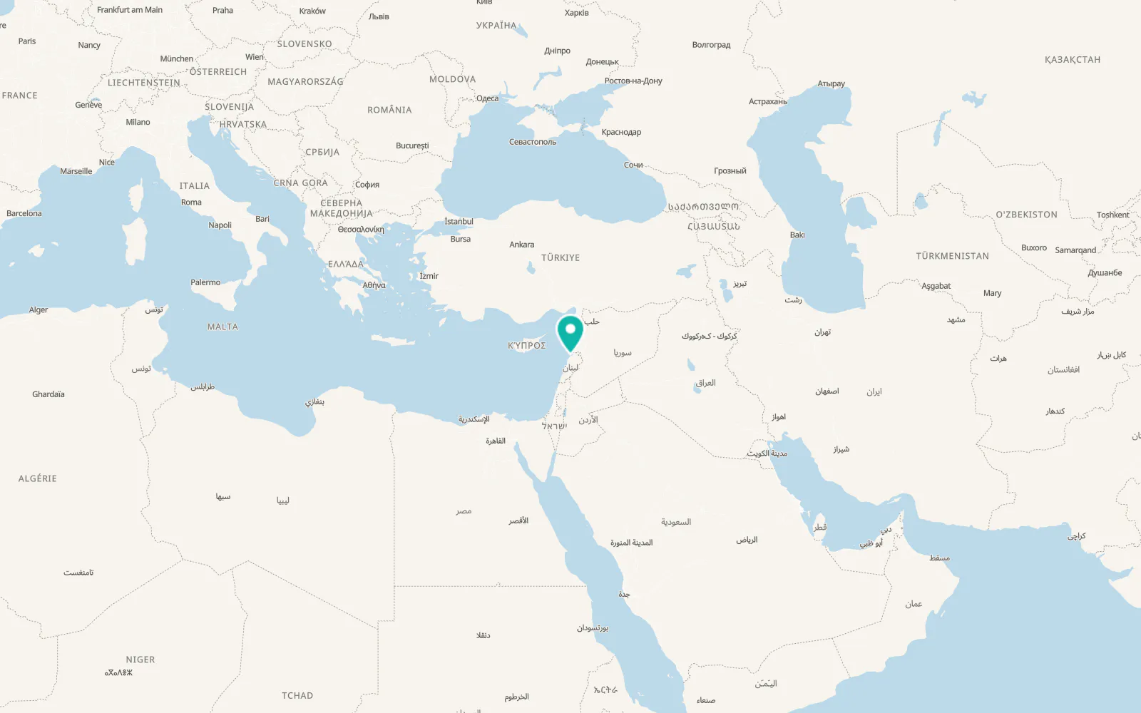 Map of Tripoli