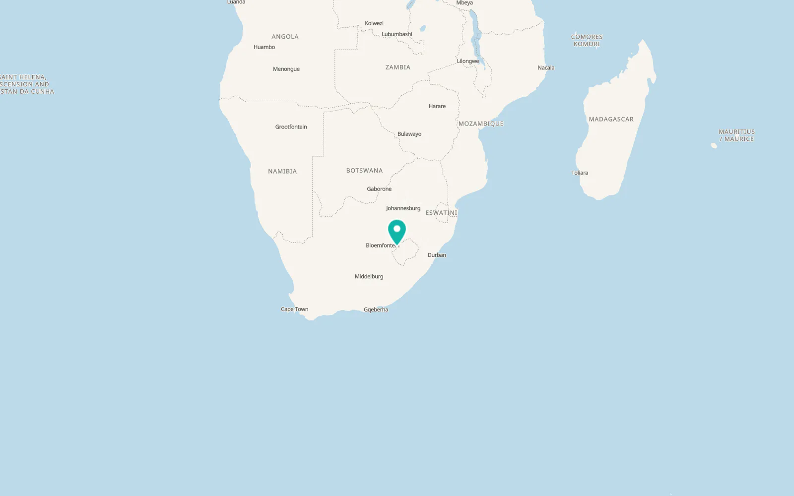 Map of Maseru