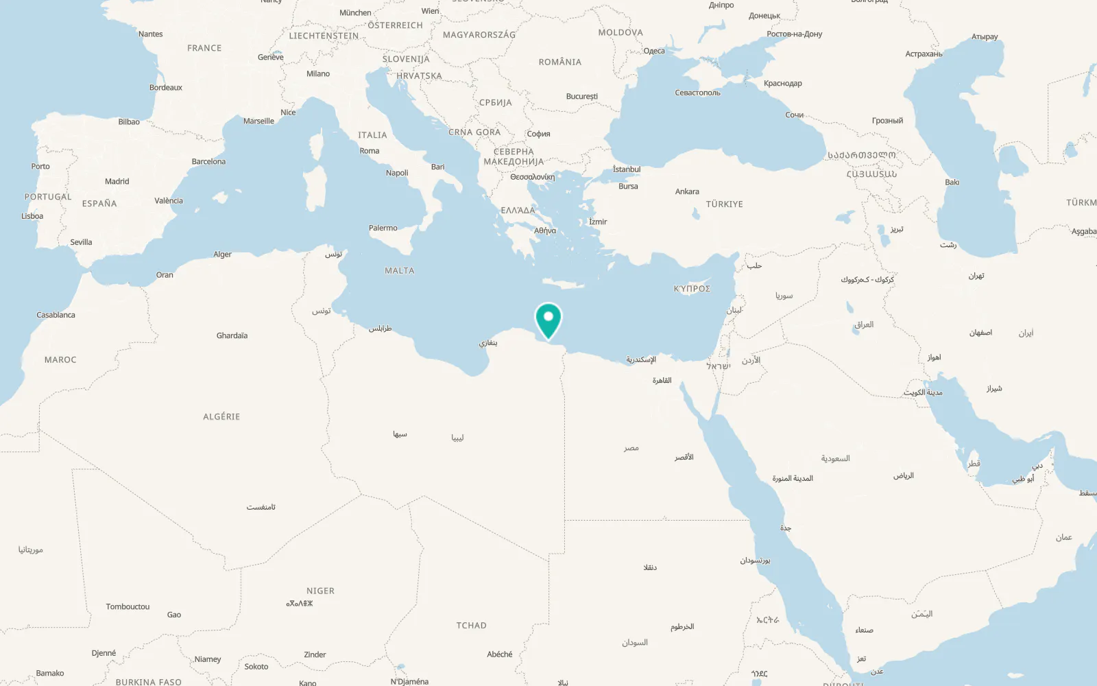 Map of Tobruk