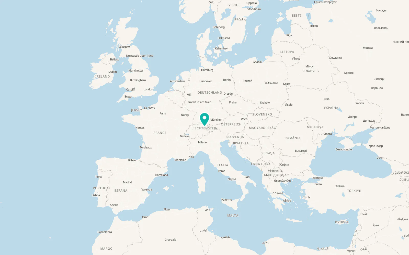 Map of Schellenberg
