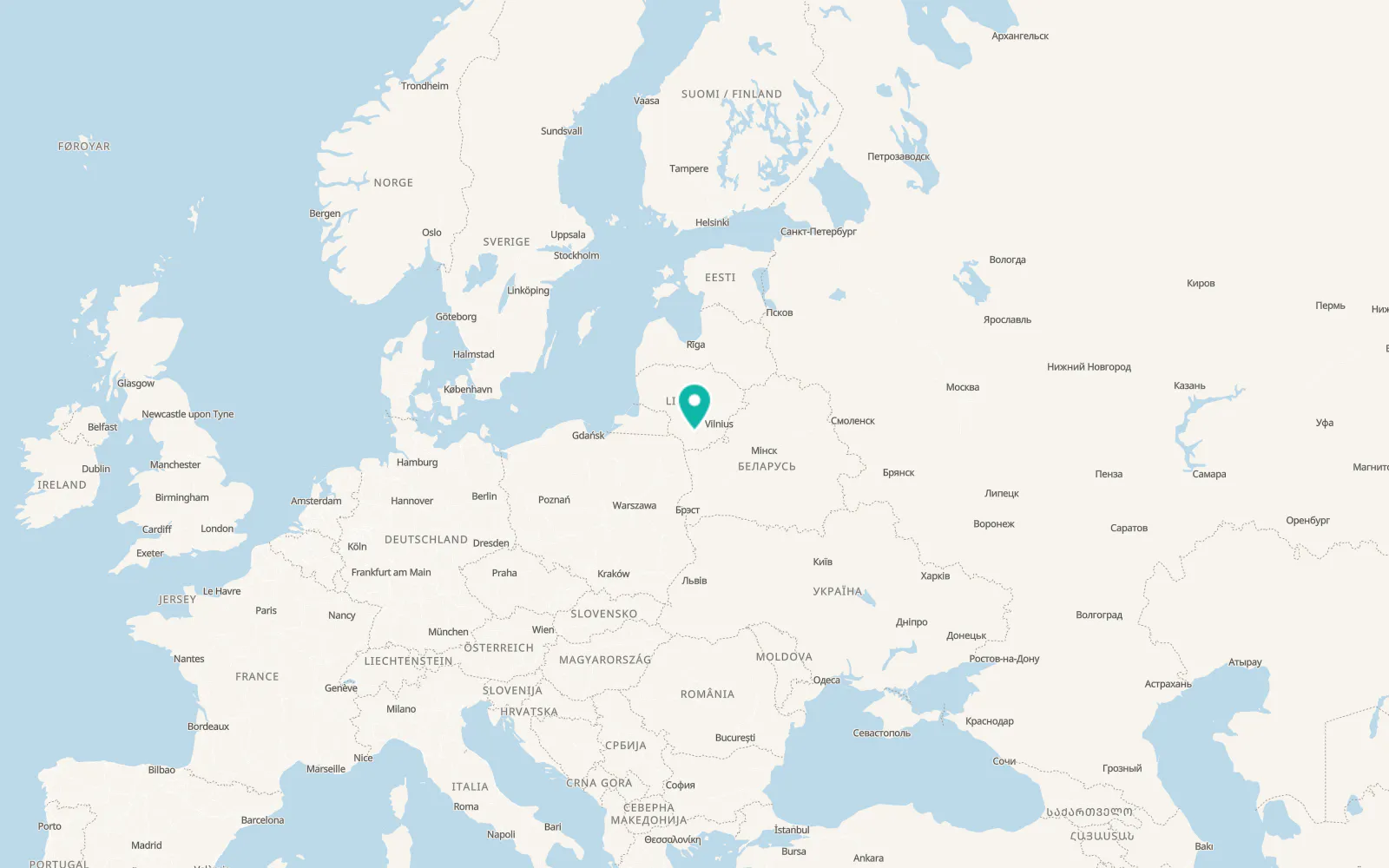 Map of Alytus