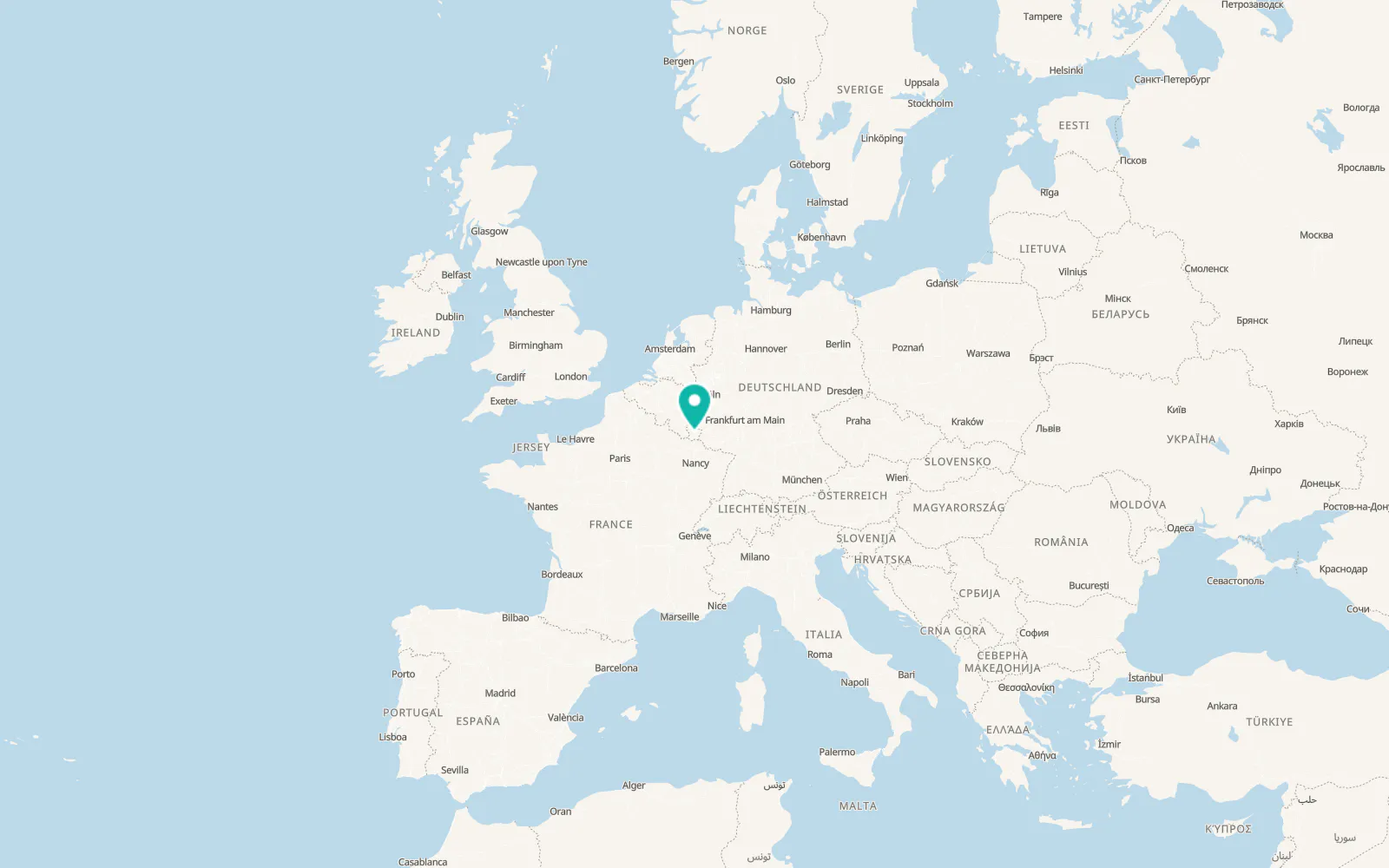 Map of Walferdange