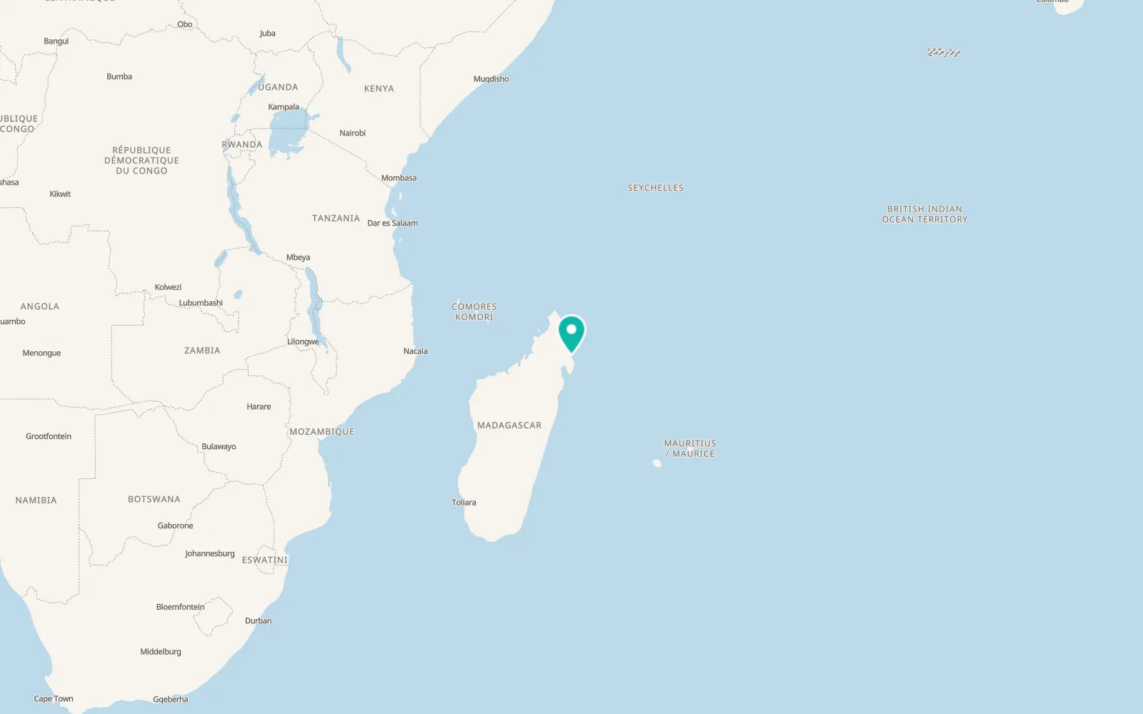Map of Antalaha