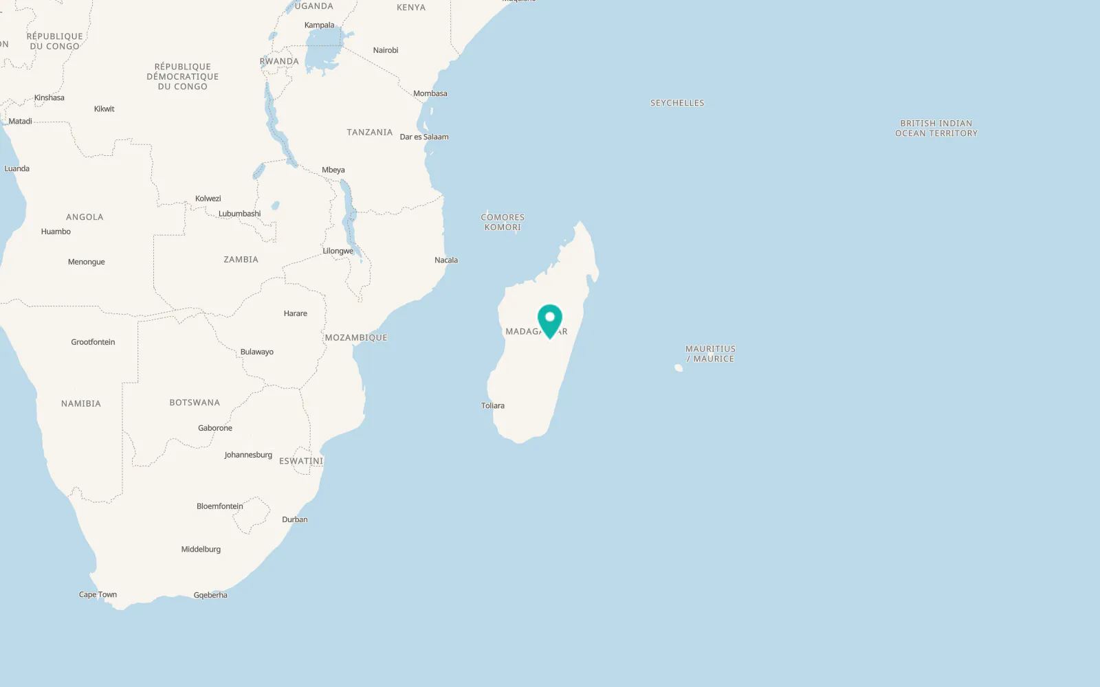 Map of Antanifotsy
