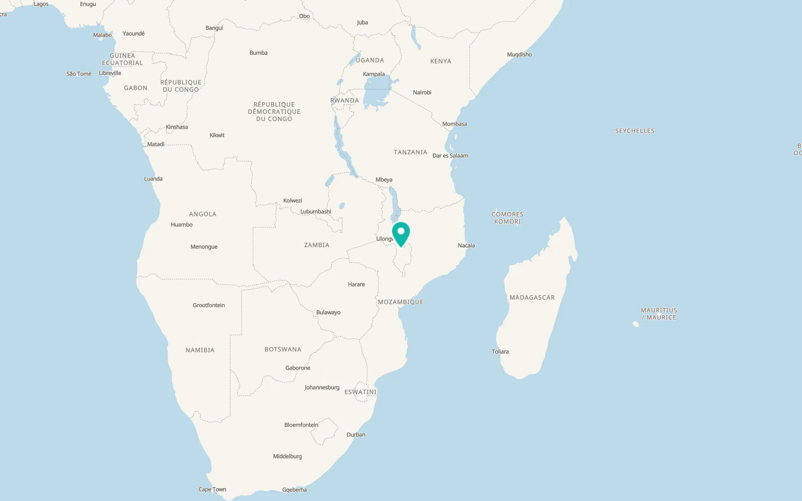 Map of Balaka