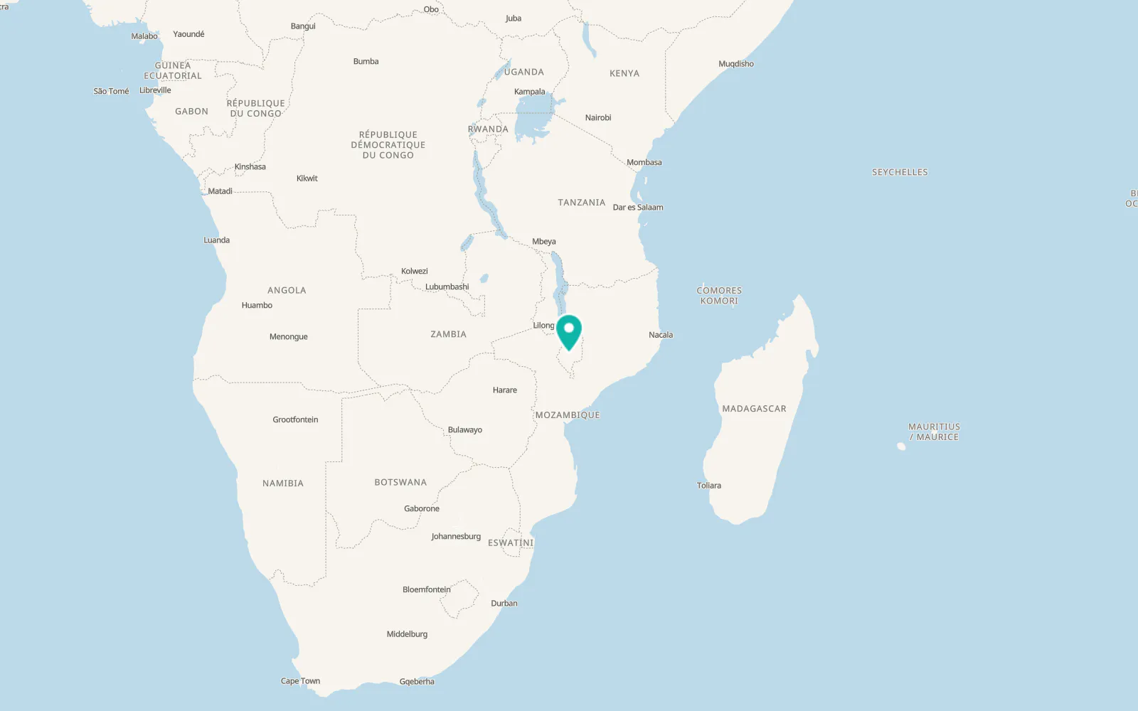 Map of Blantyre