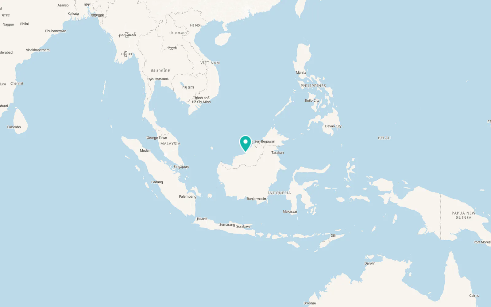 Map of Bintulu