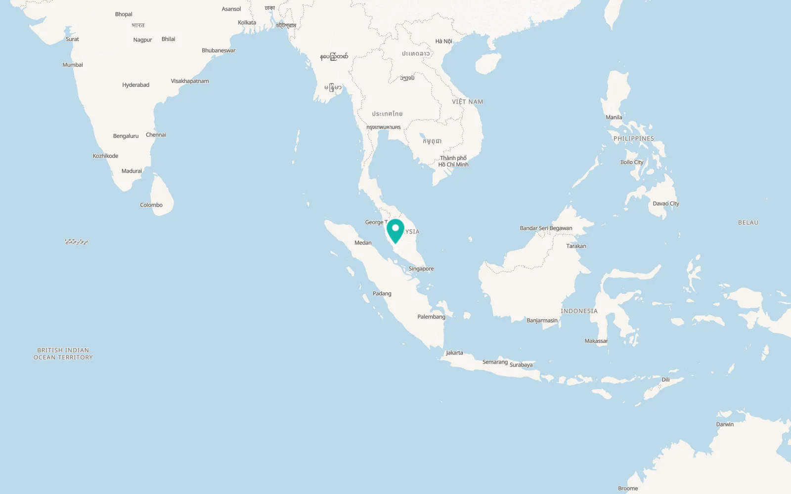 Map of Bukit Rahman Putra