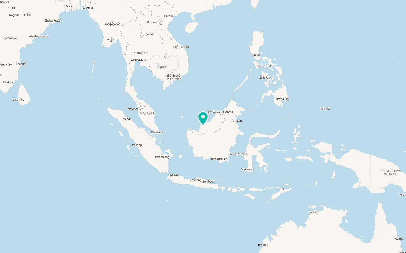 Map of Sibu