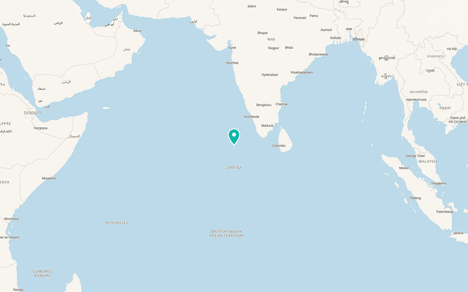 Map of Dhihdhoo