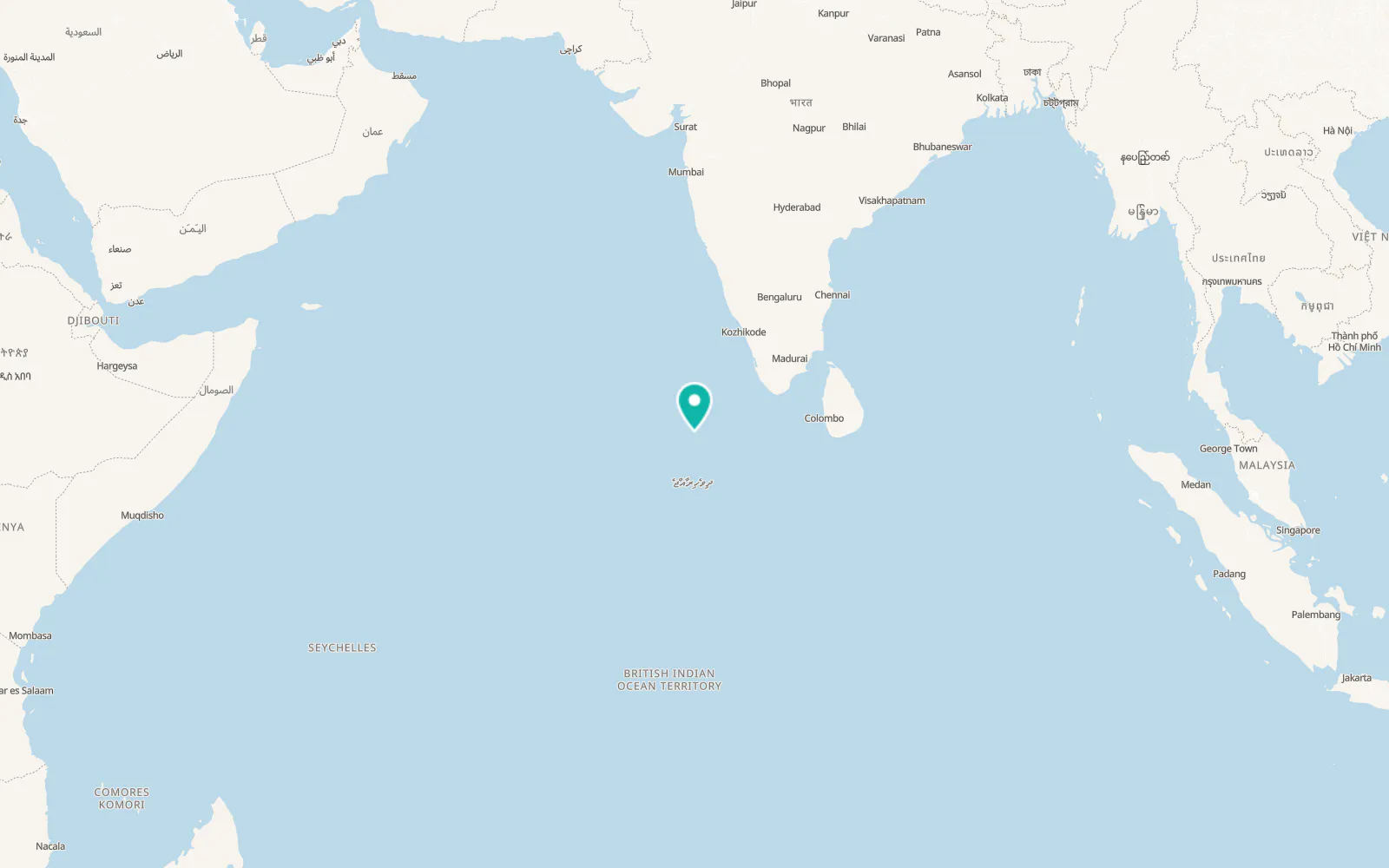 Map of Funadhoo